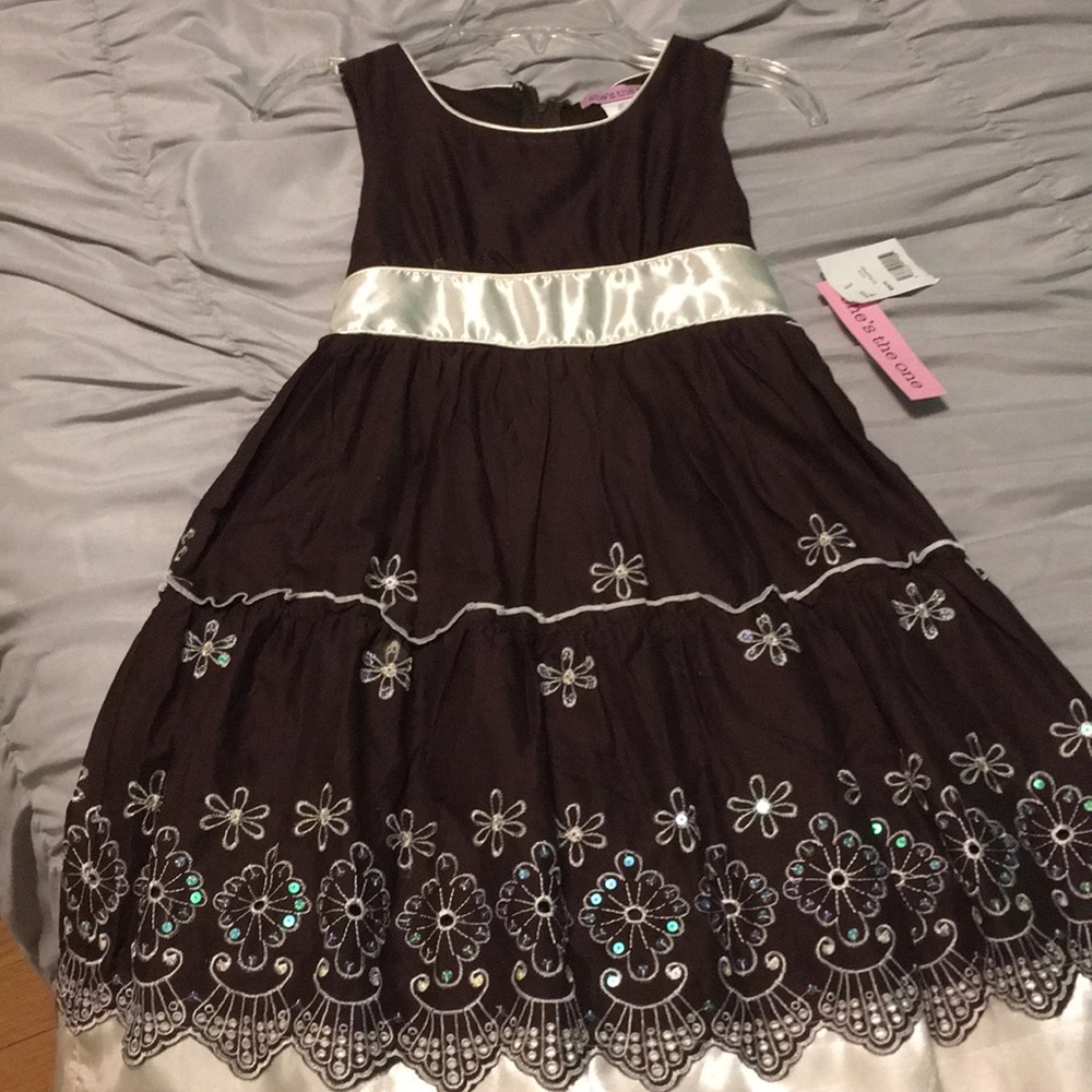 She’s The One Girls Brown Dress 7